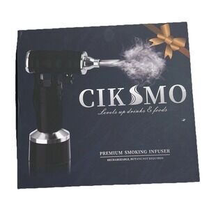 CIKSMO Electric Cocktail Smoker Kit Complete All Canasters Full. For all alcohol
